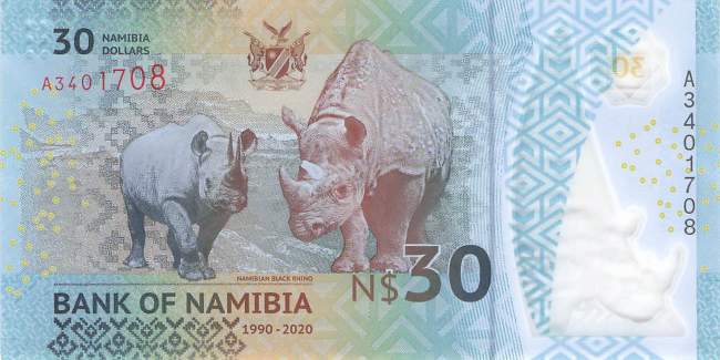 Namibia p18 30 Dollar
